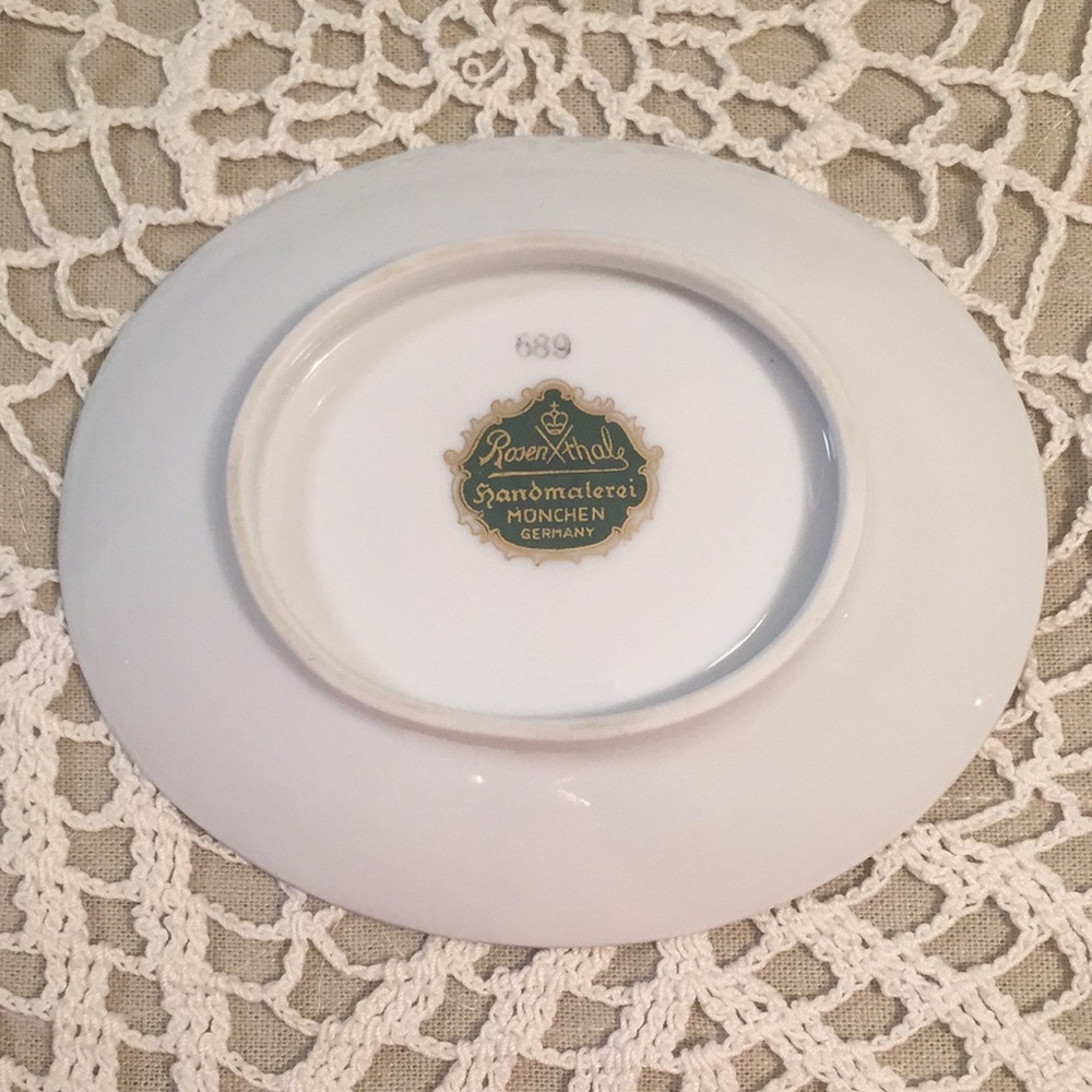 Vintage Gold Butterfly Design Dish Rosenthal Wartime Import - Picture 7 of 10